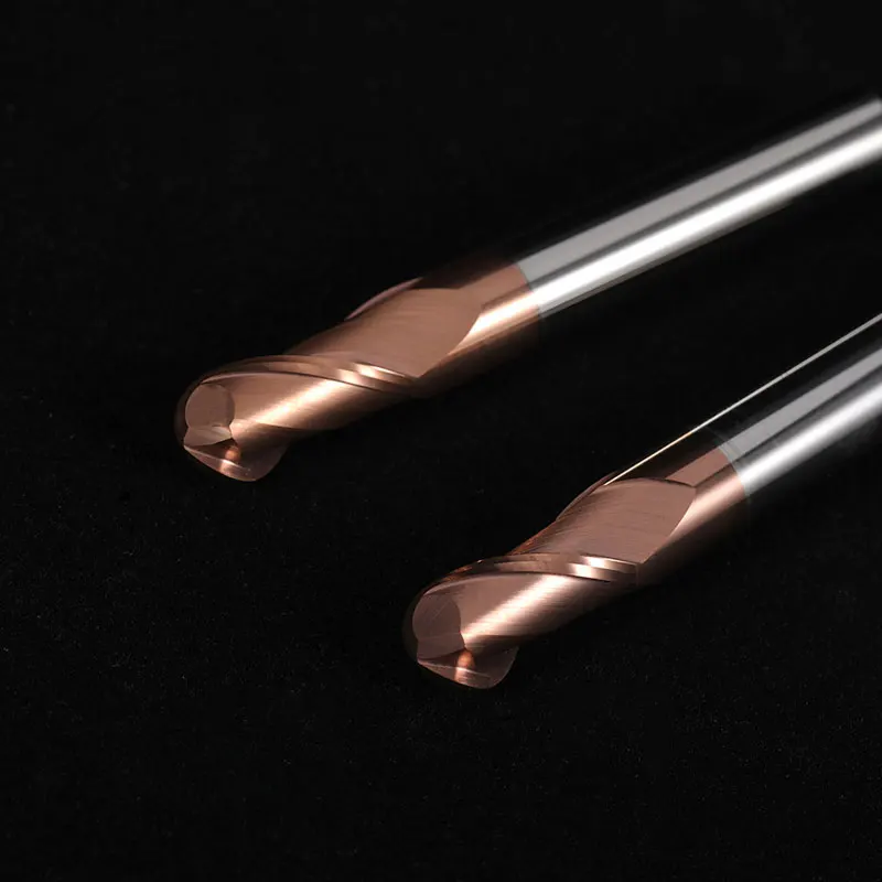 Концевая фреза HRC55 с 2 канавками и шариковым концом из карбида вольфрама ЧПУ