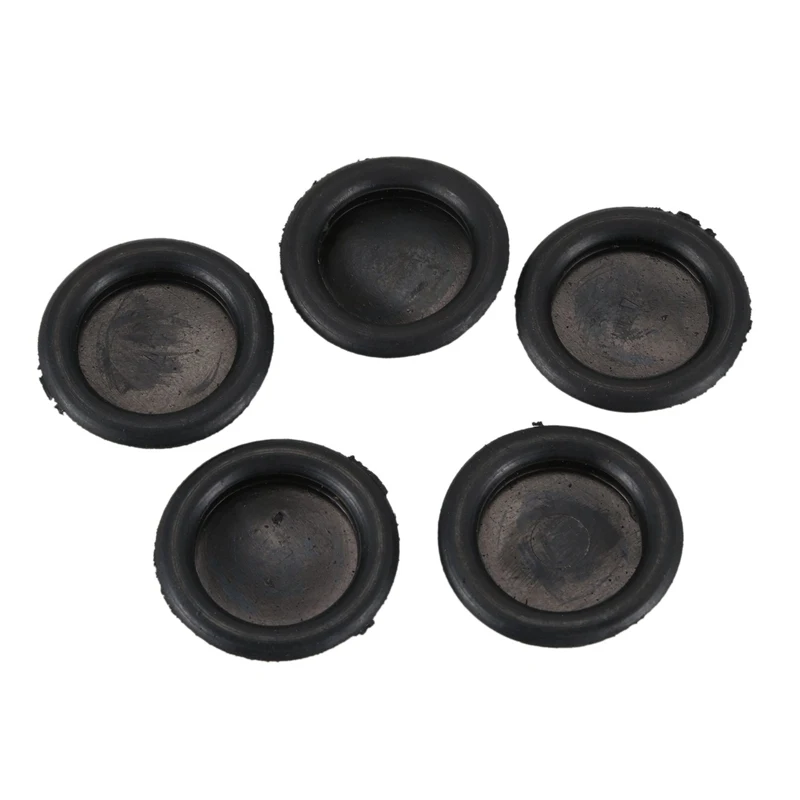 5pcs black rubber closed blind bleaching hole cable lead grommets 40mm | Обустройство дома