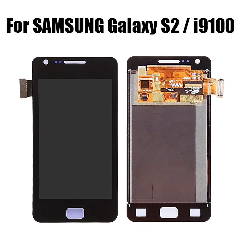 TFT S2 для Samsung Galaxy SII i9100 ЖК дисплей сенсорный экран дигитайзер сборка Замена с