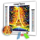 Картина из страз Парижская башня 5D сделай сам, вышивка крестиком, полная круглая вышивка AB, мозаичные картины по номерам стразы, украшение для дома