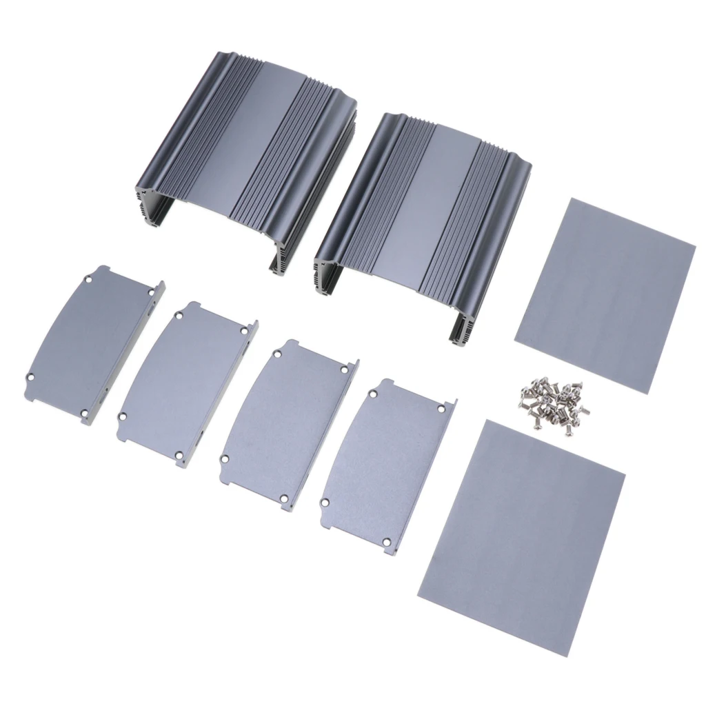 2 шт. в комплекте экструдированный Алюминий электронный корпус источника