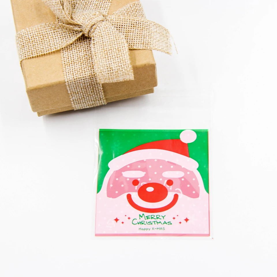 20p Santa Claus 1 набор оленей и Санта-Клауса, рождественские подарочные коробки для конфет, упаковочные коробки для гостей, Подарочная сумка для рождественской вечеринки, Подарочный декор для детей - Цвет: 20p Santa Claus