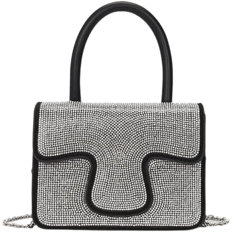 

Diamond Square Crossbody bag 2021 Spring New High-quality PU Leather Women's Designer Handbag Luxury Shoulder Messenger Bag