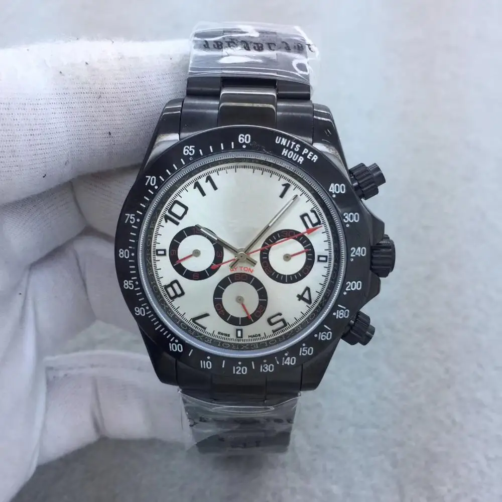 

2021 new models Men Automatic Mechanical Watch Sapphire Black Stainless Steel Blue Diamonds Dial Ceramic Bezel 40mm