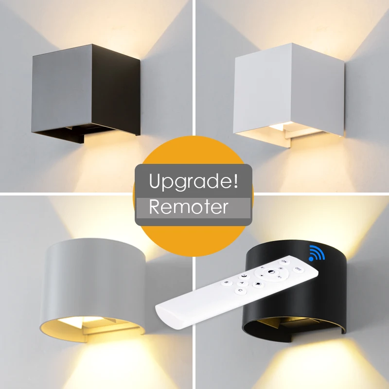 Регулируемый 6 Вт светодиодный настенный светильник IP65 Водонепроницаемый в