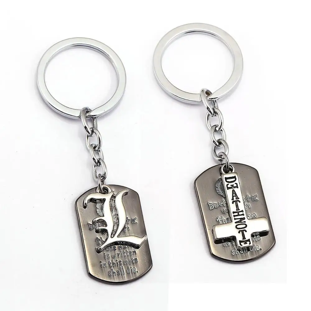 Брелок для ключей аниме тетрадь смерти L брелок с подвеской в виде Lawliet Ryuk Ryuuku