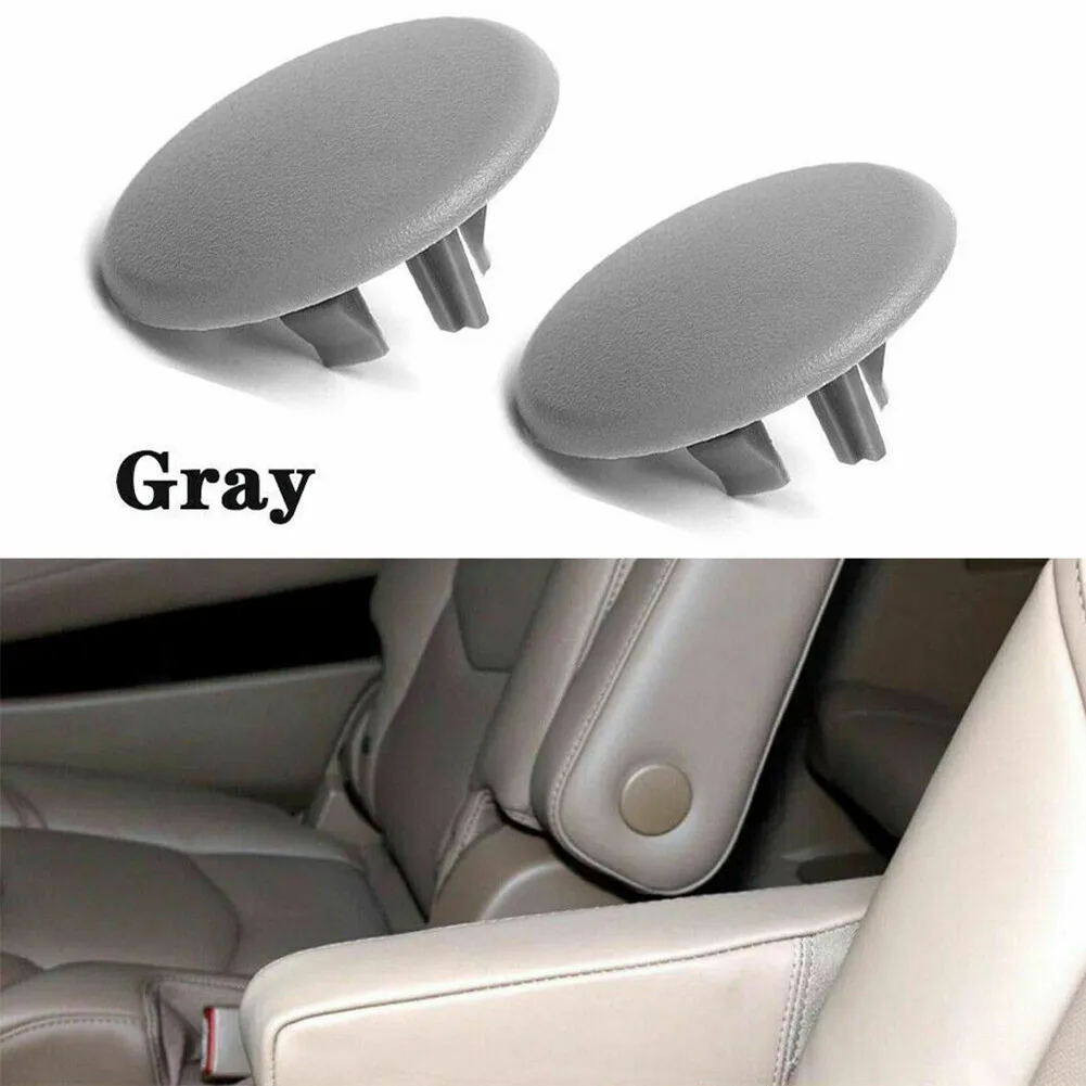 

2Pcs Rear Arm Rest Cover Cap Armrest Seat Cover For Chevrolet Tahoe Suburban GMC Yukon Cadillac Gray SUV Durable
