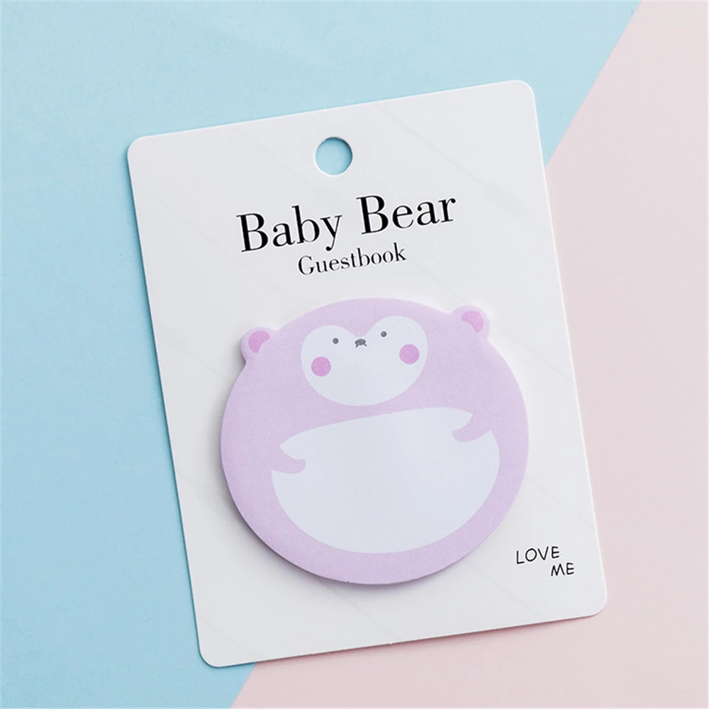 1 шт. Kawaii Sticky Baby Bear Notes креативный блокнот Filofax блокноты для записей офисные и