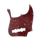 Musiclily Pro 5-String 10-Hole современный J Bass Pickguard для Fender мексиканский джаз бас, 4Ply винтажная черепаха