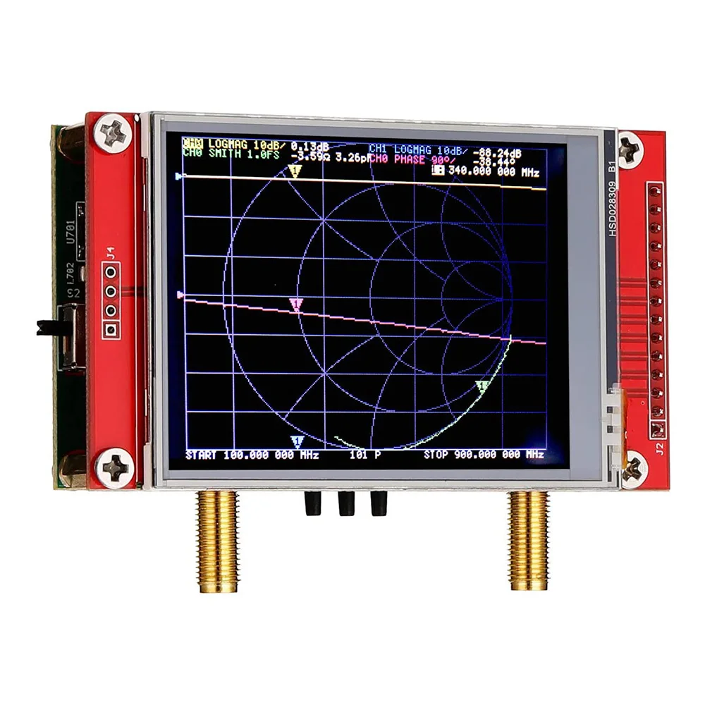 

NanoVNA V2 3G 50KHz~3GHz Vector Network Analyzer Tester Antenna Analyzer Shortwave S-A-A-2 Nano Vna Cable Tracker High Stability