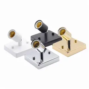 Винтажный Настенный светильник E27 в европейском стиле, настенная лампа с квадратным основанием, черная лампа в стиле лофт и индастриал, Скандинавская настенная лампа, освесветильник