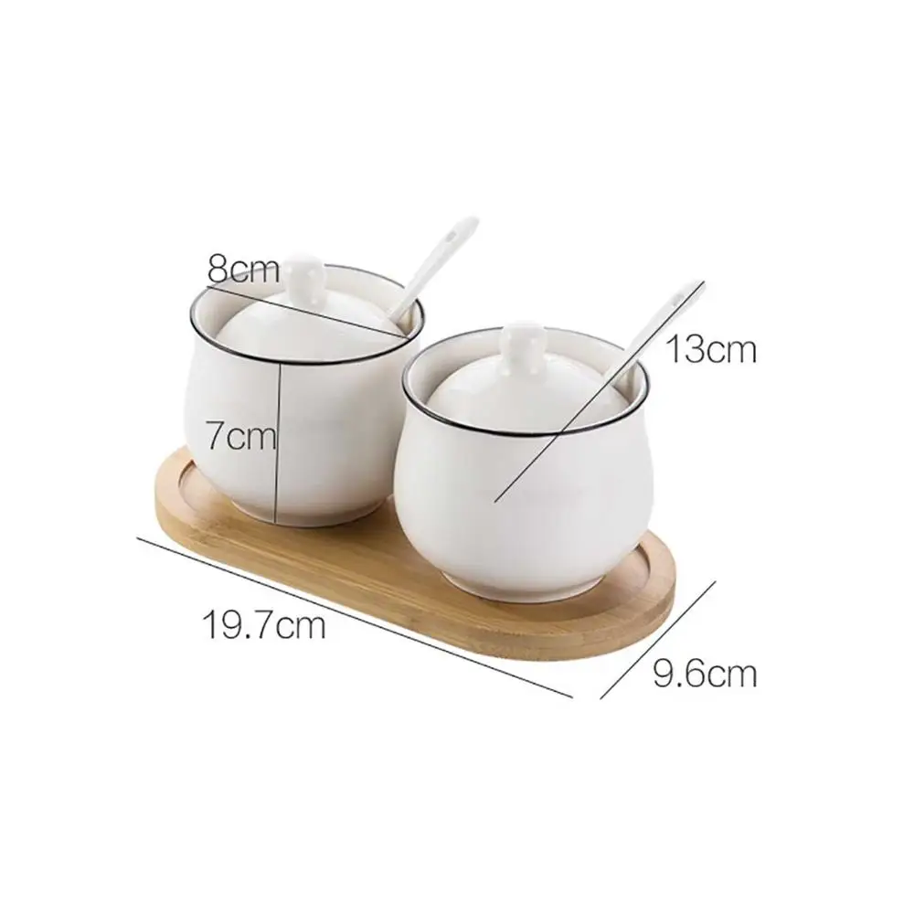 Контейнер для специй с ложкой 2 шт./компл.|Солонки и тара хранения| |