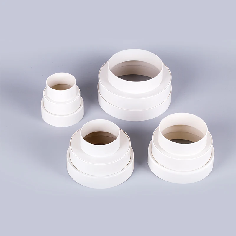 Пластиковый фитинг для соединения труб прямой Редуктор воздуховода расширитель