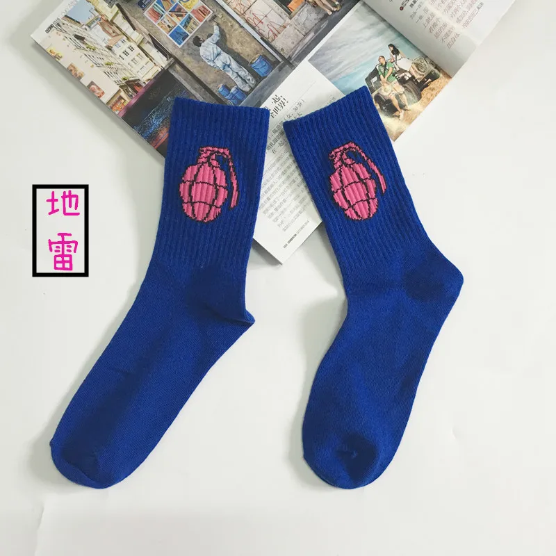 WJFXSOX 1 пара детских носков Новинка Для женщин мужские хлопковые носки Веселые