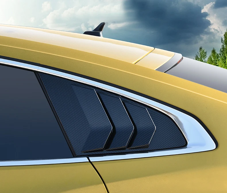 Для Volkswagen arteon углеродного волокна автомобильные наклейки модификация украшения окна хромированные аксессуары arteon внешняя модификация