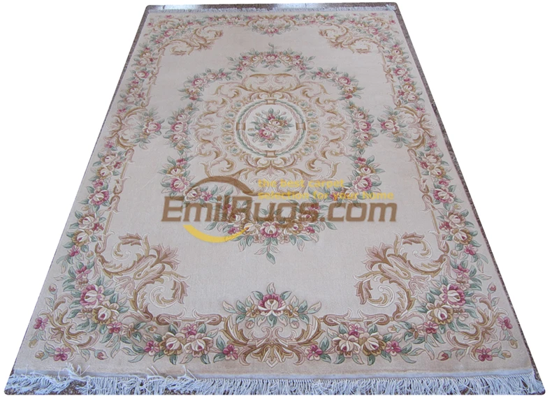 

chinese aubusson carpetshandwoven wool carpets large thick rugs savonery Living room Cushion Cover Tribal flower rug