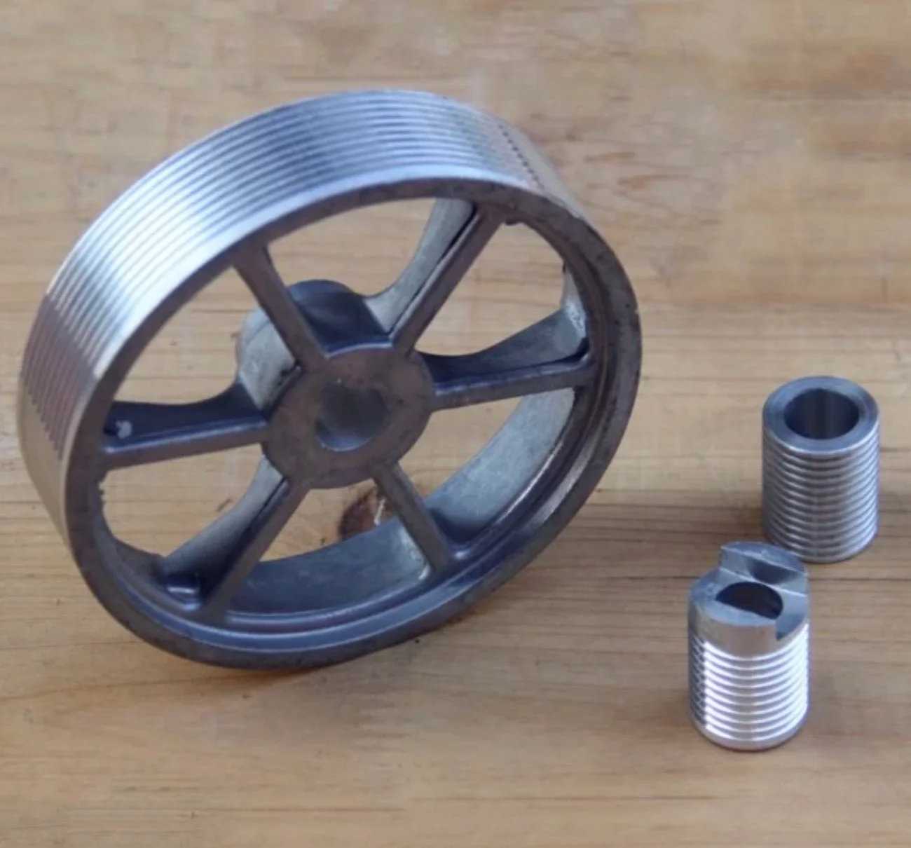 

1set 355 Belt-type Profile Cutting Machine Accessories Aluminum Pulley Wheel Electric Tool