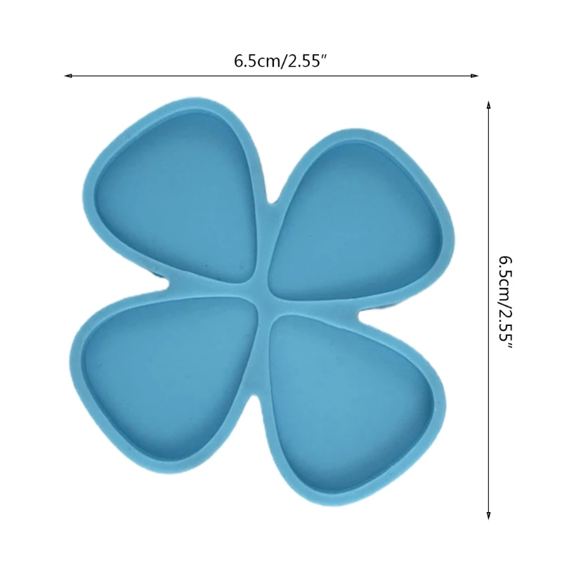 

4 Pcs/Set Universal Guitar Picks Epoxy Resin Mold Guitar Plectrums Silicone Mould DIY Crafts Guitar Thumb Finger Picks