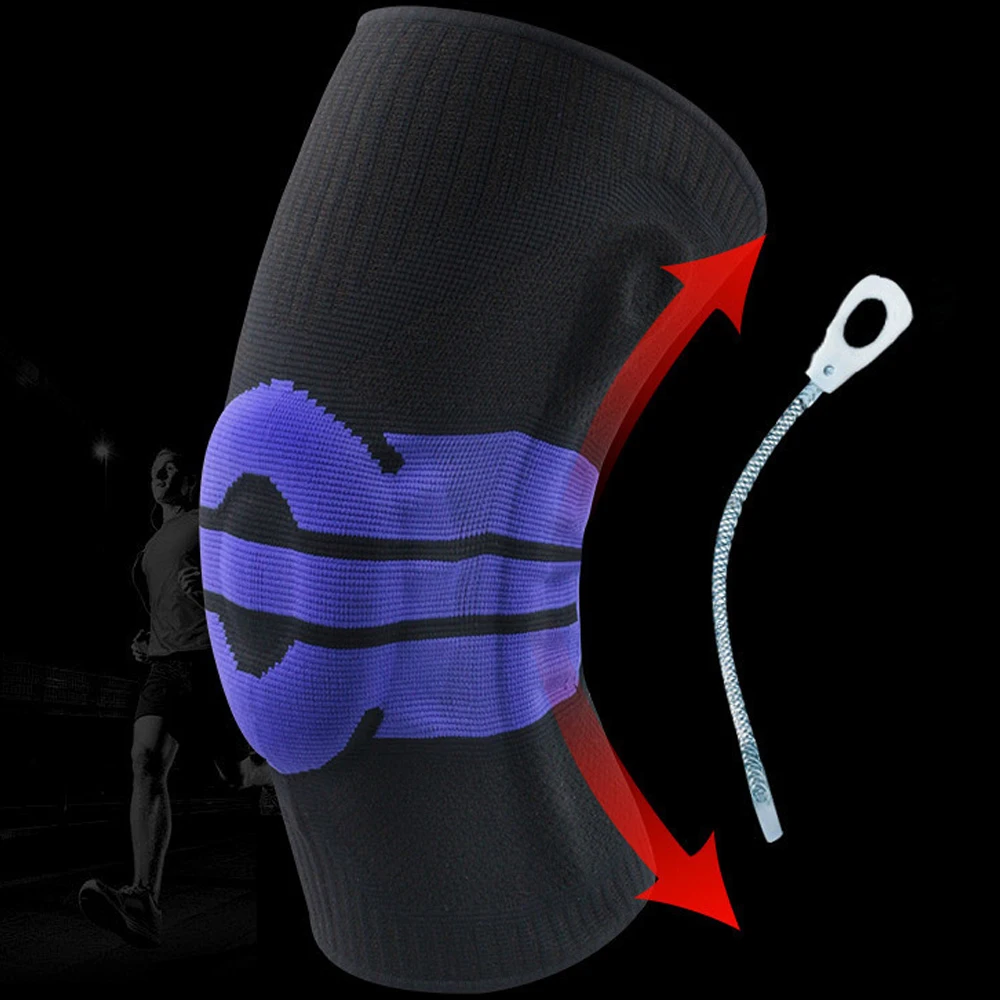 1 шт. силиконовый фиксатор коленного сустава для занятий спортом | Спорт и