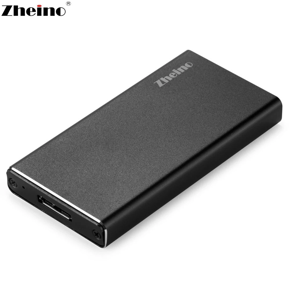Zheino USB 3 0 для mSATA SSD Mini чехол алюминиевый внешний корпус mSATA/полуразмерный SSD|external