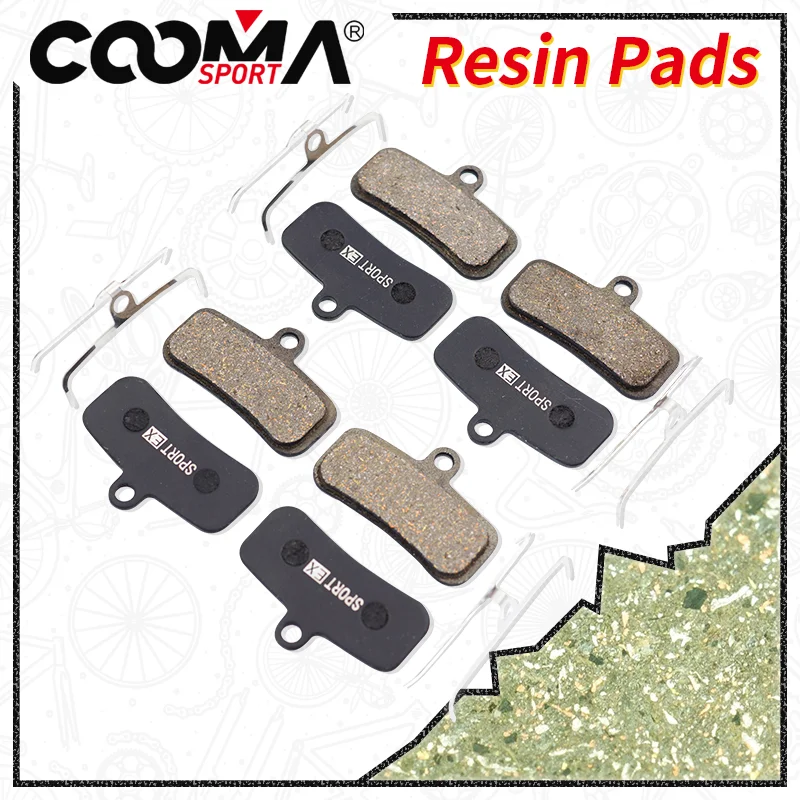 4 пары велосипедных дисковых тормозных колодок для SHIMANO XTR, XT, ZEE, SAINT, M8120, M8020, M7120, M6120, M820, M810, M640, MT520, MT420