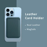 original for magsafe magnetic wireless charging case for iphone 11 12 13 pro max mini xr x xs max 7 8 plus magnetic card holder