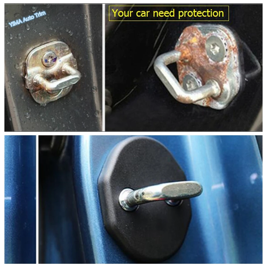 Автомобильный Стайлинг Lapetus пластиковый внутренний Дверной замок защитная