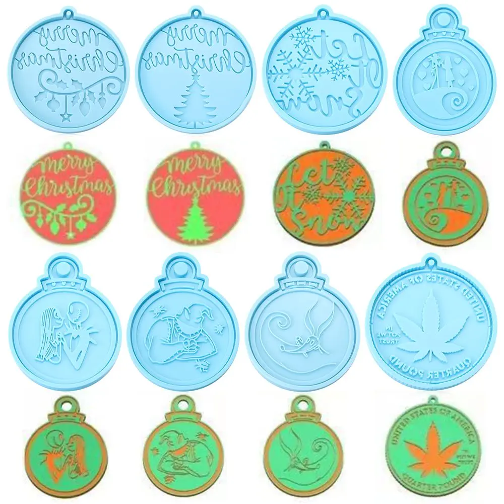 

1 шт. качественные подвесные инструменты для торта, форма для конфет, шоколада, глины, форма для рождественских шаров, формы для брелоков, сил...