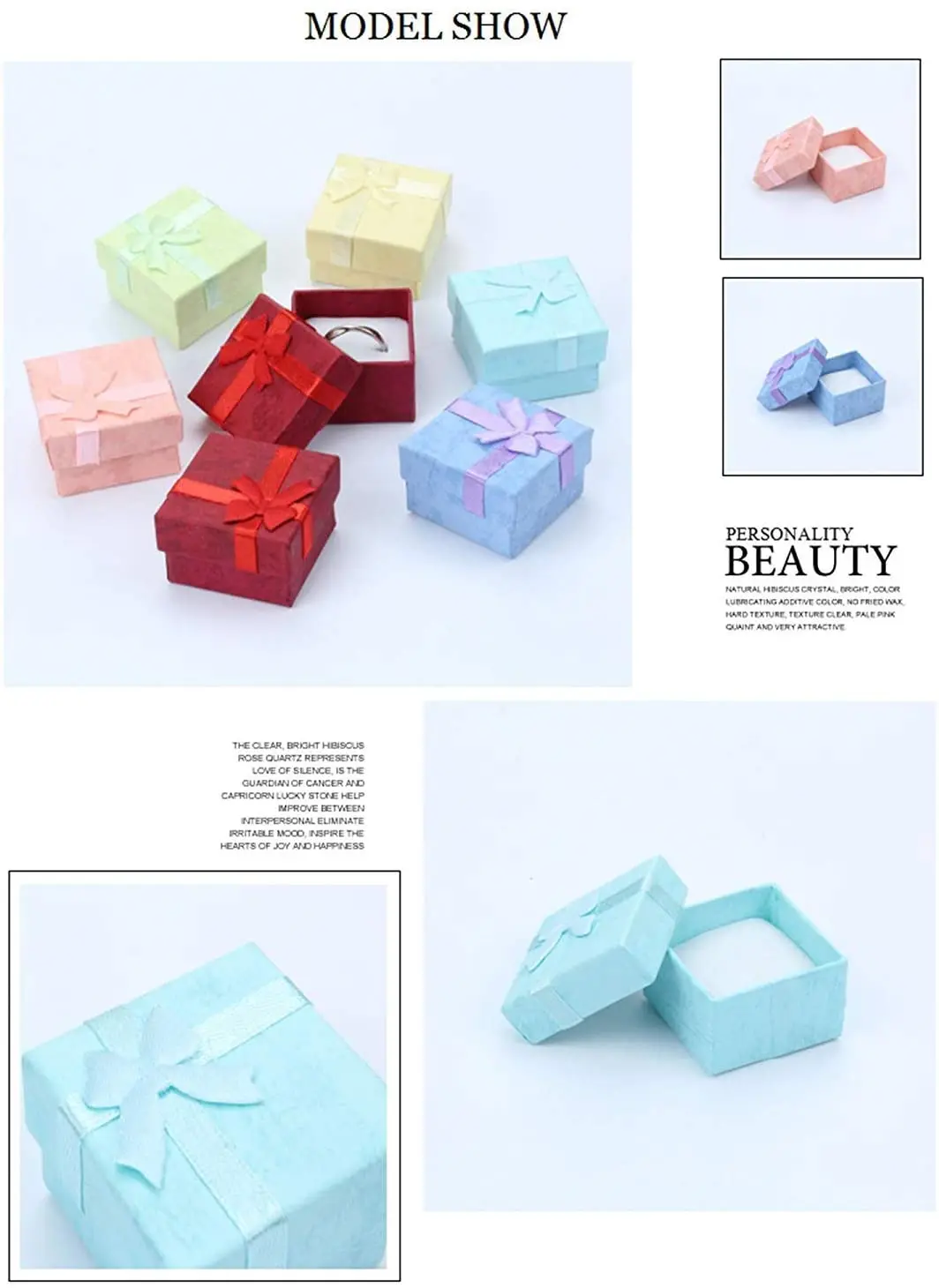 Органайзеры для хранения украшений колец сережек квадратные подарки на