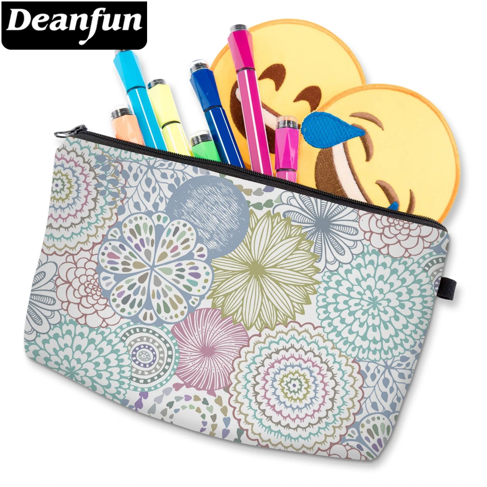 Deanfun светильник, цветная мандала, маленькая косметичка, фантастические косметички для женщин, дорожная сумка для хранения для девочек D51561