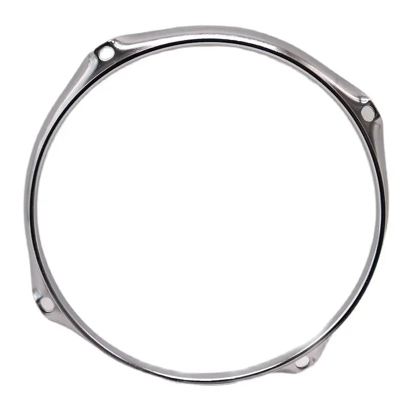 8Inch 5 Hole 4 Cave Snare Drum Rim Silver Hoop | Parts &amp Accessories