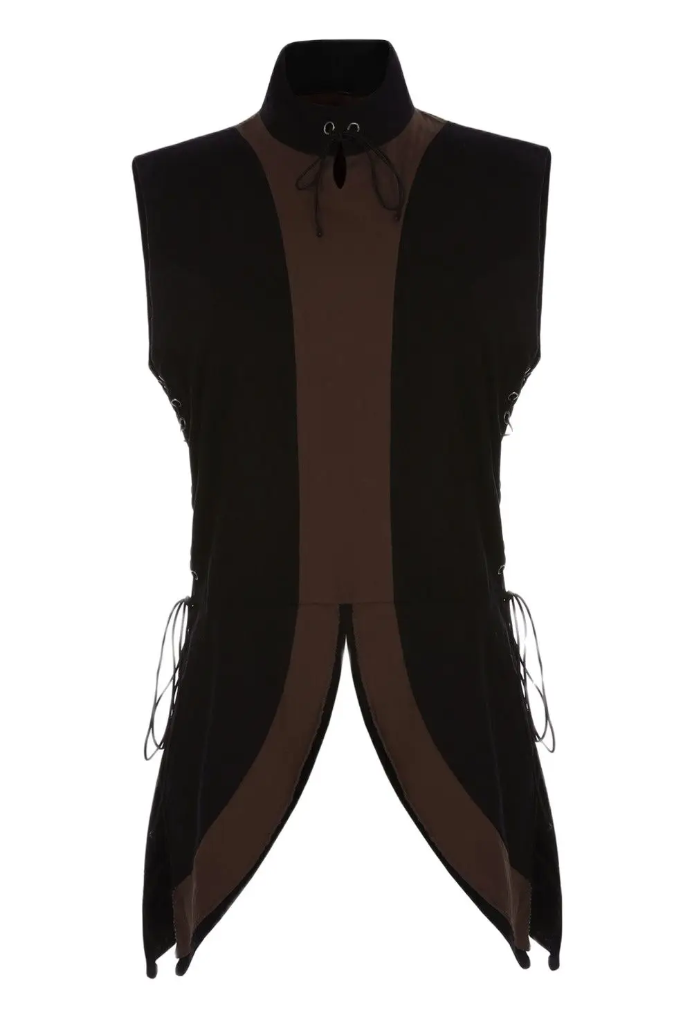 Тренчкот мужской тонкий без рукавов винтажная куртка в стиле пэчворк со