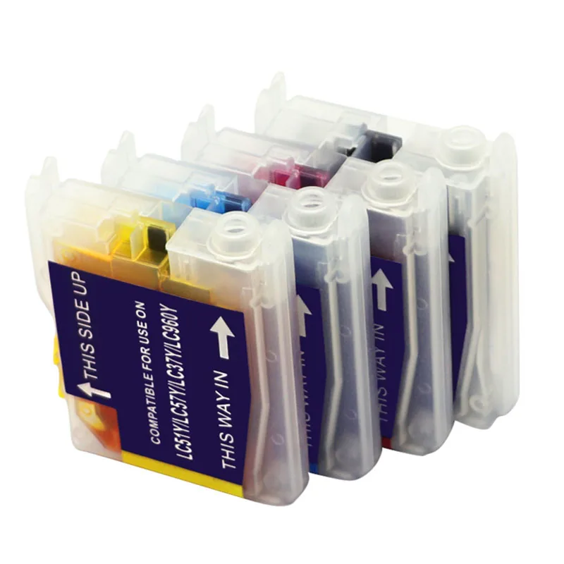 LC10 LC37 LC51 LC57 LC960 LC970 LC1000 многоразовые чернильные картриджи для Brother DCP 130C 330C 340CN MFC 685CW