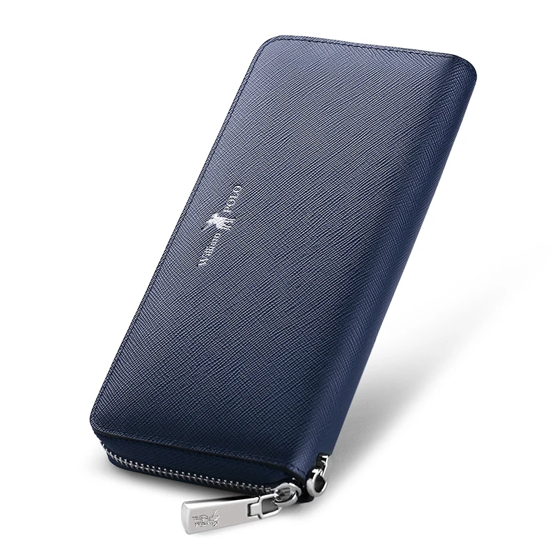 Мужской Длинный кошелек WILLIAMPOLO RFID новые модные мужские кошельки не царапаются