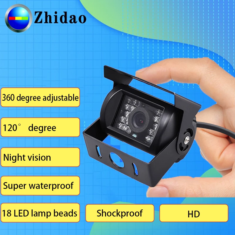 Водонепроницаемый 18 светодиодный ИК ночного видения автомобиля заднего вида