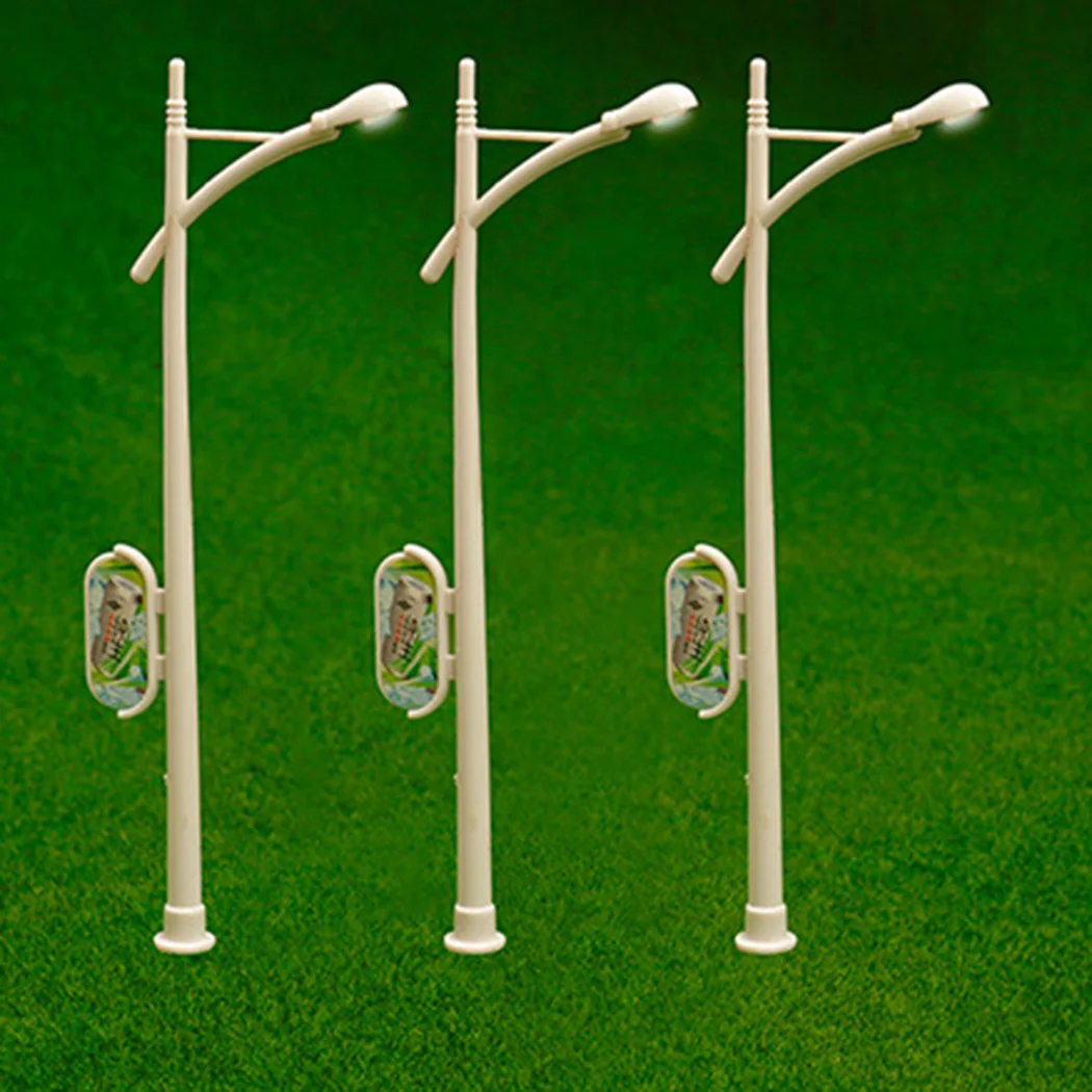 

Antique Model Street Lights 3V 20mA Warm White Railway 1:50 O Scale 15cm