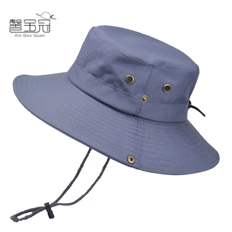 

Summer Big Brim Men's Fisherman Hat Outdoor Breathable Quick-drying Alpine Cap Fishing Hat Sun Protection Sun Hat