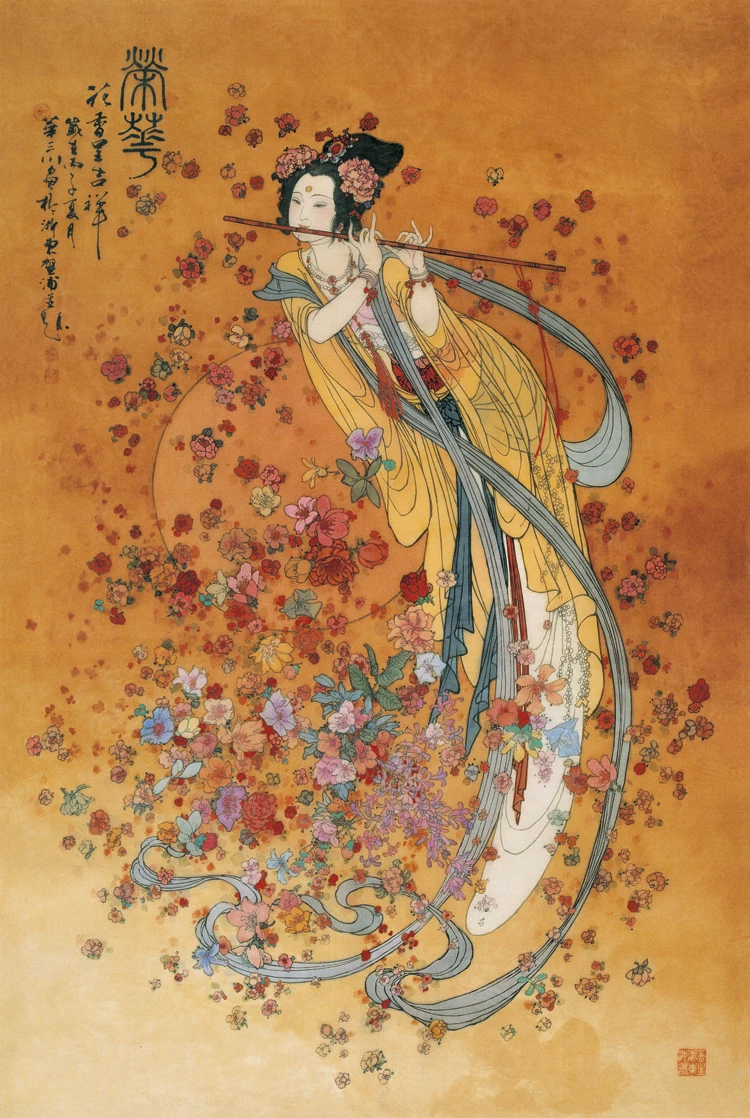 Знаменитая Древняя китайская картина пазл художественное украшение на заказ