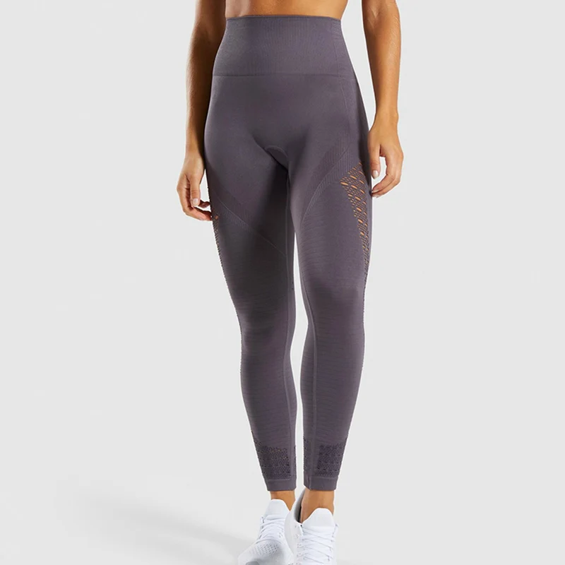 

2019 New Energy Seamless Leggings High Waist Women Pink Yoga Pants Super Stretchy Booty Sport Leggings Squatproof Gym Tights