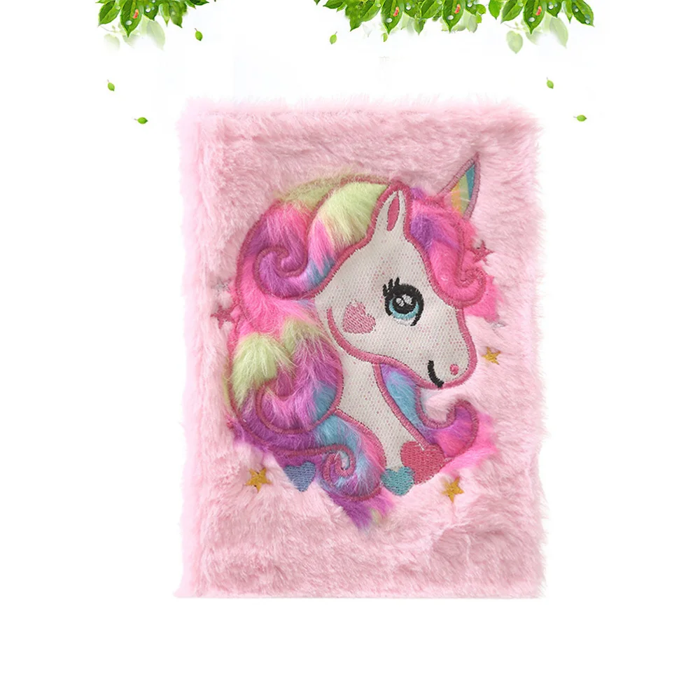 

Cartoon Fashion Stylish Plush Children Kids Journal Notebook (Light)