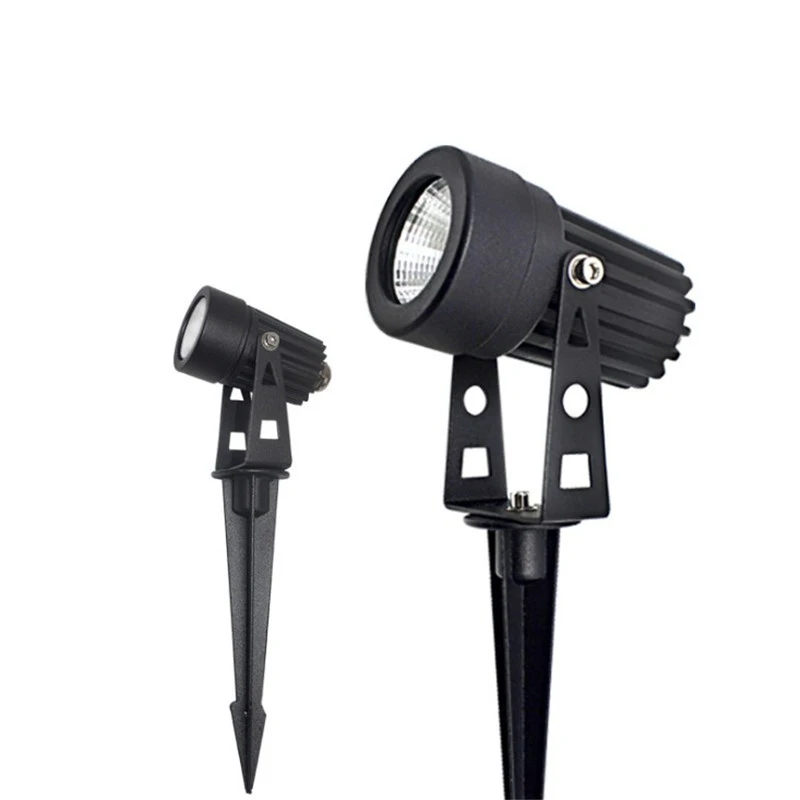 

3 Вт 5 Вт светодиодный COB LED садовый светильник Открытый светодиодный Спайк светильник алюминиевый путь пейзаж Водонепроницаемый точечная л...