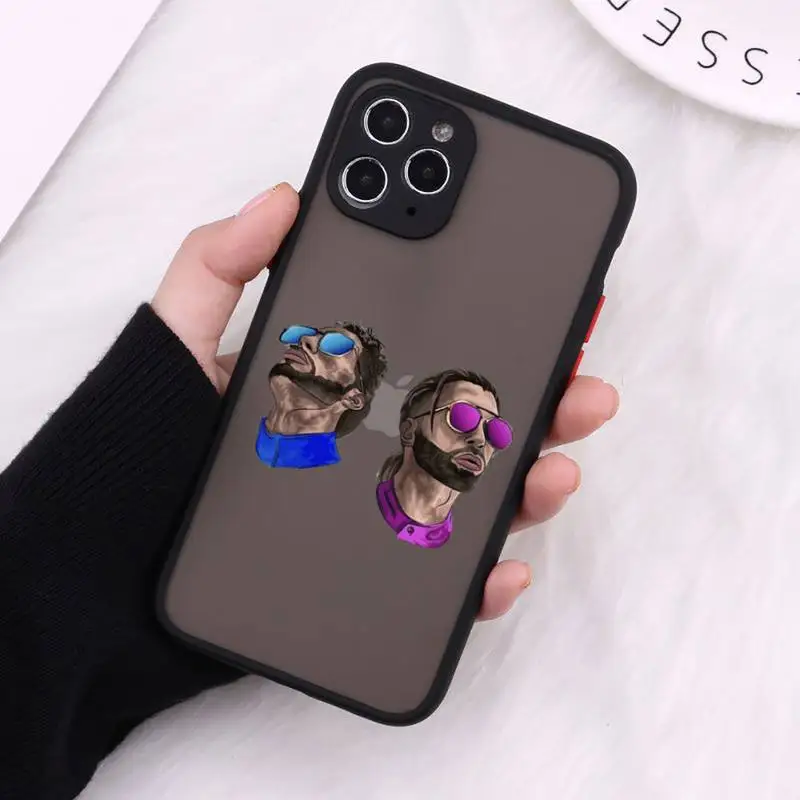 

PNL QLF Phone Case Matte For iPhone 12 Mini 11 Pro XR XS Max 7 8 Plus X Hard PC Back Cover