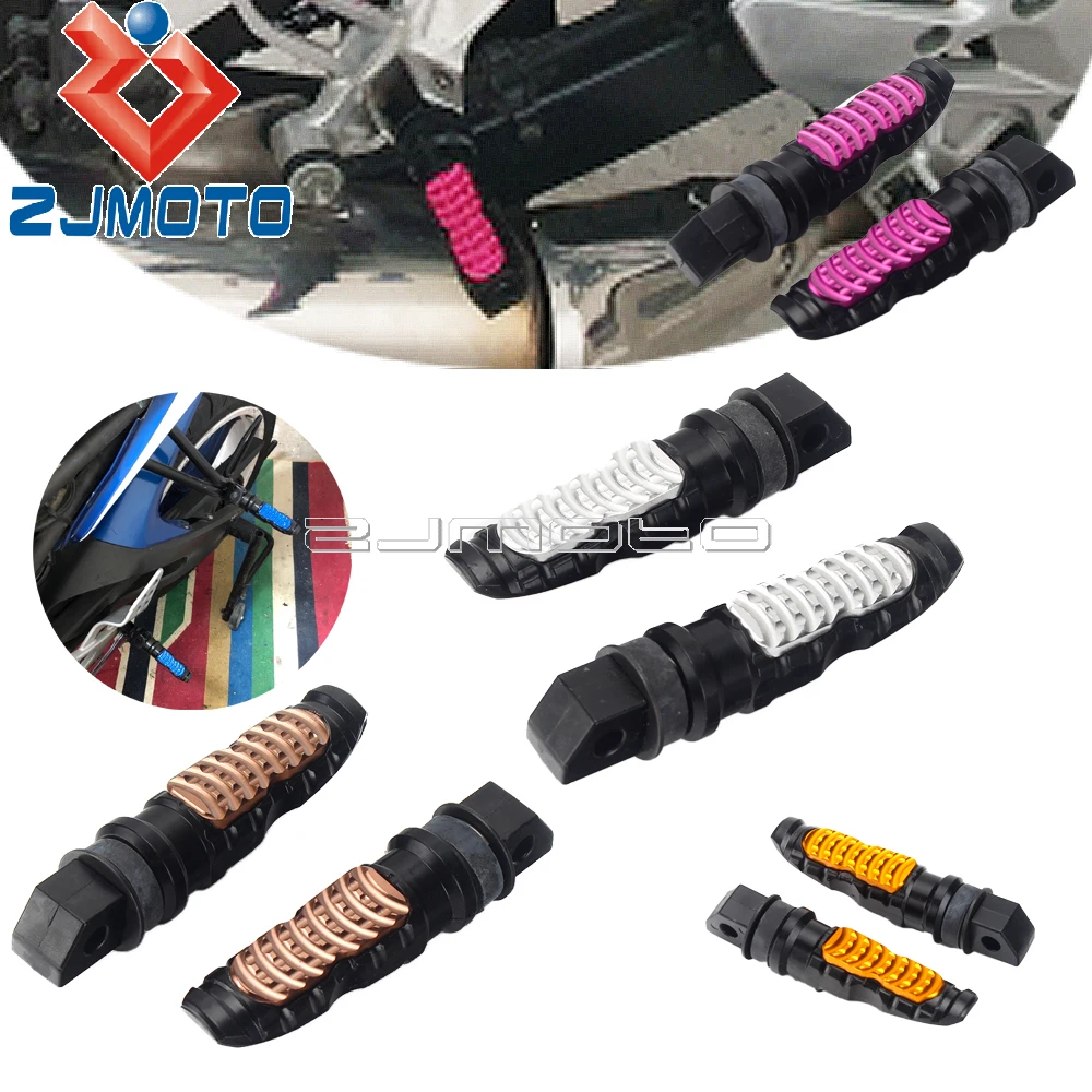 

Подножки для мотоцикла 1 пара, задние педали из алюминиевого сплава для Suzuki Yamaha BMW Honda CRF Harley Dyna Kawasaki