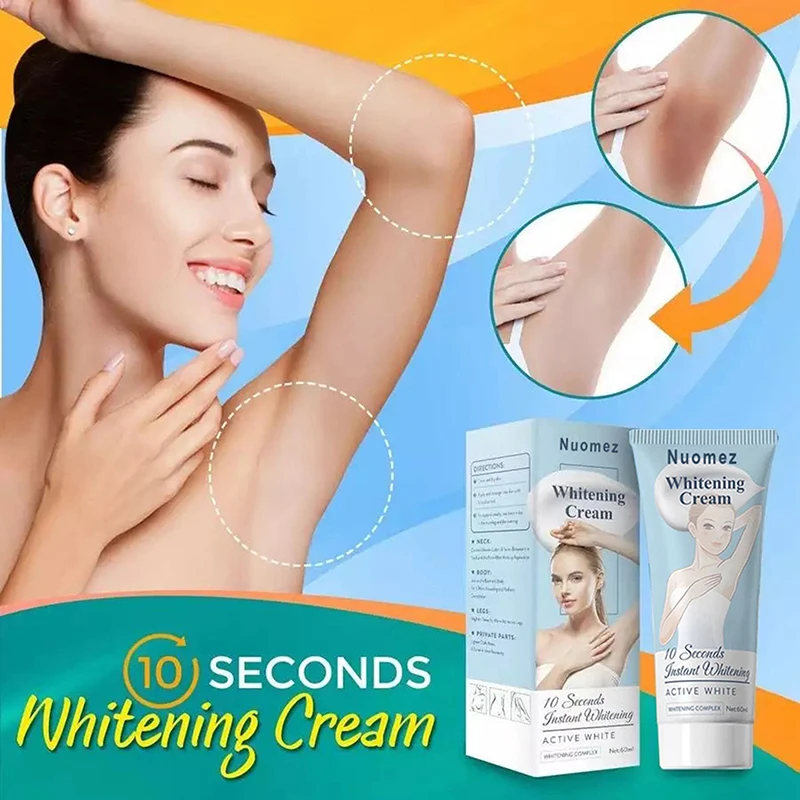 

10 Seconds Instant Bellezon Whitening Cream Underarm Armpit Whitening Cream Legs Knees Private Parts Body Whitening Cream 60ml