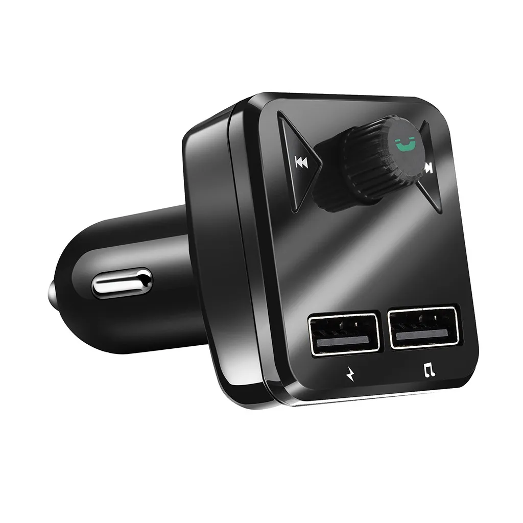 FM Transmitter Aux Modulator Bluetooth Handsfree Car Kit Audio MP3 Player with 3.1A Quick Charge Dual USB Charger | Мобильные