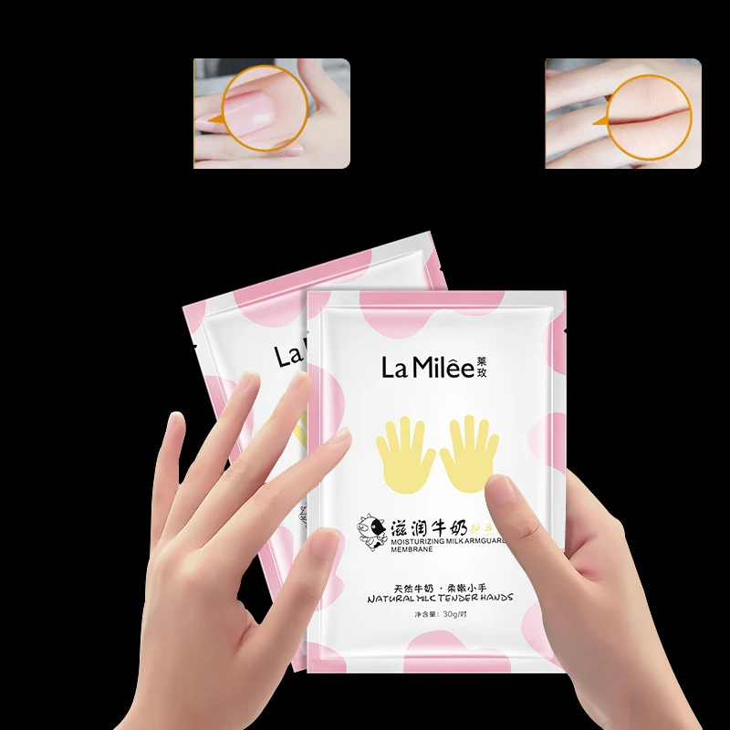 

LAMILEE молока влажной уход за кожей рук Маски для рук увлажняющие перчатки для отбеливания для удаления мозолей против трещин уход за нежной