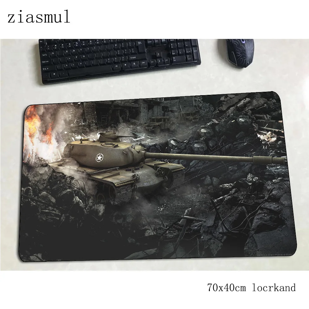 Игровой коврик для мыши world of танки 700x400x3 мм игровой большой Настольный ноутбука 3d