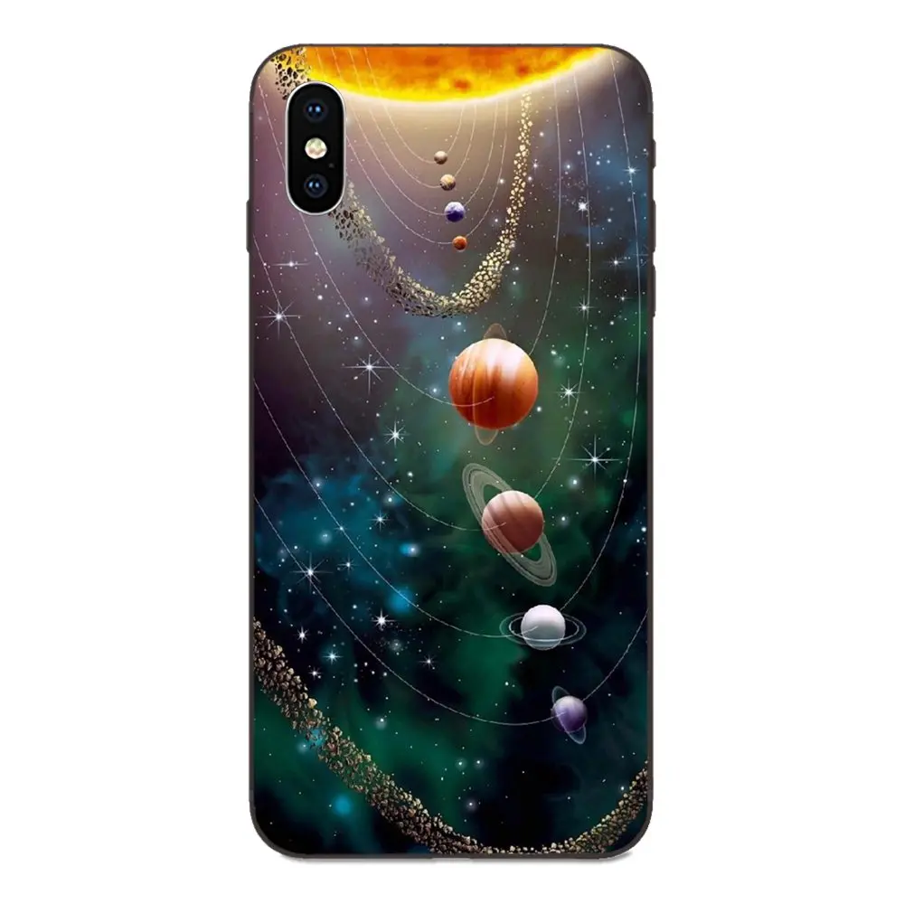 Saturn Saturnus планеты Солнечной системы высококлассные мягкие ТПУ чехлы Capa для Apple iPhone
