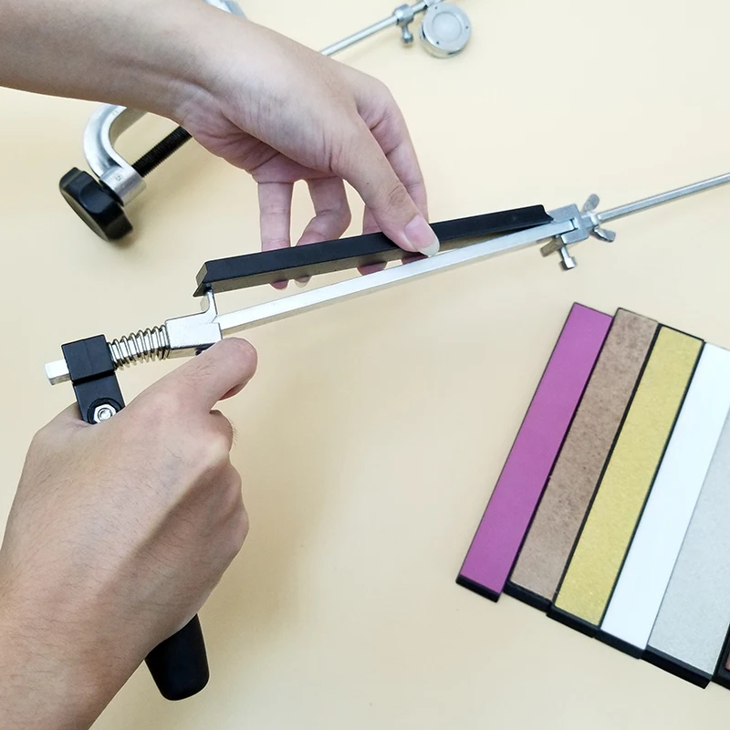 Все новые ruixin точилка для ножей камень маленький масляный камень 180-3000грит точильный камень для ножей
