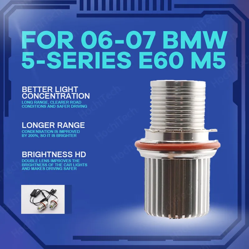 

High Power 16 LED Day light No Error 3-year Warraty IP65 White LED angel eyes light For BMW 5-series E60 M5 2006 2007